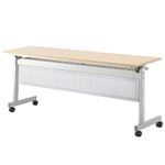 アイリスチトセ スタッキングテーブル（幕付） W180 ナチュラル FTC-S1845SN 1台
