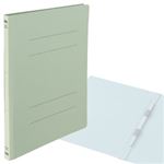 フラットファイル バインダー 100冊入 A4タテ グリーン