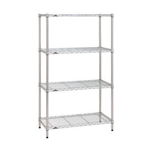 エレクター 4段ラックセット シルバー 120×45×160 1台