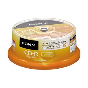 （業務用セット） ソニー 大容量ケース入 CD-R 20枚 型番：20CDQ80GPWP 【×5セット】