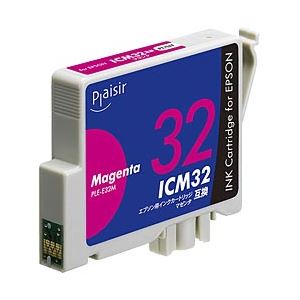 （業務用セット） エプソン（EPSON） インクカートリッジ マゼンタ 汎用 ICM32対応 単位：1個 【×5セット】