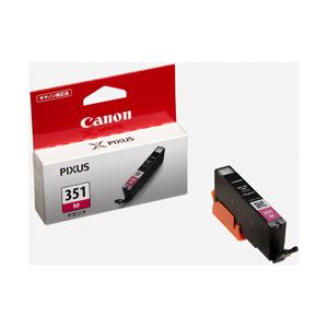 （業務用セット） キャノン（Canon）対応 インクカートリッジ マゼンタ 1個 型番：BCI-351M 【×5セット】