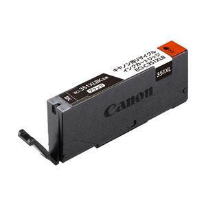 （業務用セット） キャノン（Canon）対応 エコリカ リサイクル インクカートリッジ ブラック（大容量） 対応純正型番：BCI-351XLBK 単位：1個 【×5セット】