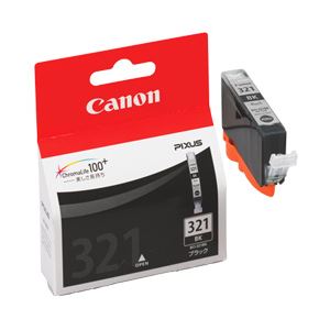 （業務用セット） キャノン（Canon） インクカートリッジ ブラック 型番：BCI-321BK 単位：1個 【×3セット】