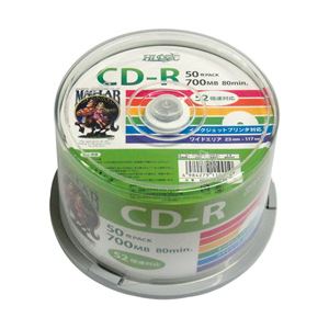 （業務用セット） 磁気研究所 大容量ケース入 CD-R 50枚 型番：HDCR80GP50 【×3セット】