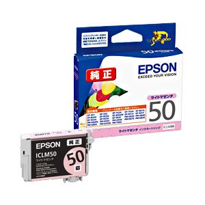 （業務用セット） エプソン（EPSON） インクカートリッジ ライトマゼンタ 型番：ICLM50 単位：1個 【×3セット】