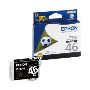 （業務用セット） エプソン（EPSON） インクカートリッジ ブラック 型番：ICBK46 単位：1個 【×3セット】