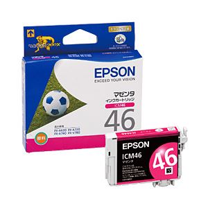 （業務用セット） エプソン（EPSON） インクカートリッジ マゼンタ 型番：ICM46 単位：1個 【×3セット】