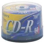 （業務用セット） ソニー CD-R 700MB ブランドレーベル スピンドルケース 50枚入 【×3セット】