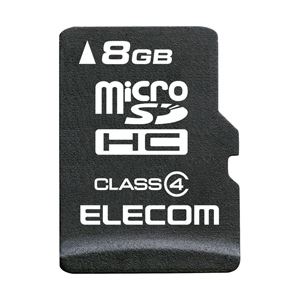 （業務用セット） エレコム（ELECOM） microSDカード 8GB class4 1枚 型番：MF-MSD008GC4／H 【×3セット】