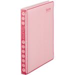 クリアーバインダー（スプーマ） A4-S 15枚 ピンク