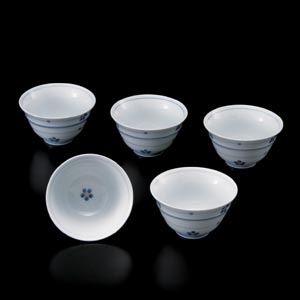 （業務用セット） 湯呑5客揃 梅 HT-70025 5客入 【×2セット】