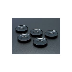 （業務用セット） 茶たく5枚セット 黒ダルマ型 SJ-70014 5枚入 【×2セット】