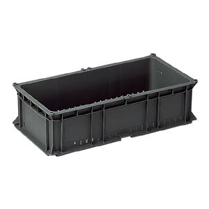 三甲(サンコー) 網目コンテナー「サンテナー」 スタッキング B60 SS グレー