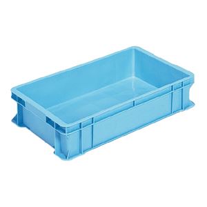 三甲(サンコー) ベタ目コンテナー サンボックス「トロ函(トロ箱)」 B型-2(PE) ライトブルー