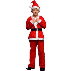【クリスマスコスプレ 衣装 まとめ買い3着セット】P×P ボーイズサンタクロース サンタコスプレ子供用 ジャケット＆パンツ （5 - 7才向け）