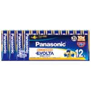 （まとめ買い）Panasonic パナソニック エボルタ乾電池 単4 12個 LR03EJ12SW 【×3セット】