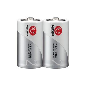 （まとめ買い）ジョインテックス アルカリ乾電池 単2×2本 N122J-2P 【×10セット】