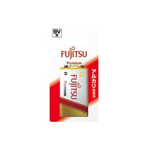 (業務用100セット) 富士通 FUJITSU アルカリ乾電池PREMIUM 9V形 6LR61FP（B） ×100セット