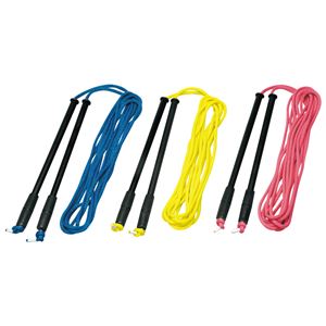 エバニュー（EVERNEW） カラー集団用とび縄10m オレンジ EKD028 日本製