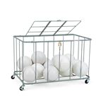 エバニュー（EVERNEW） ボール整理カゴ 角-5フタ付 EKE238 日本製