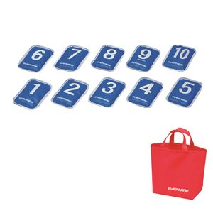エバニュー（EVERNEW） Cターポリンバッグ（10個組） 赤 ETE093 日本製