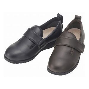 介護靴 外出用 ダブルマジック２ 合皮 3E 1310 片足 徳武産業 あゆみシリーズ ／L (23.0〜23.5cm) ベージュ 左足