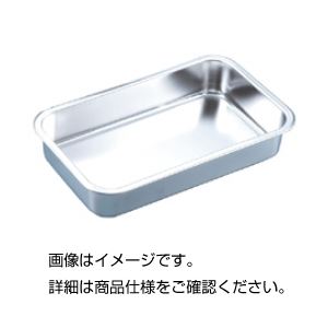 （まとめ）ステンレス長バット 浅型48A【×3セット】