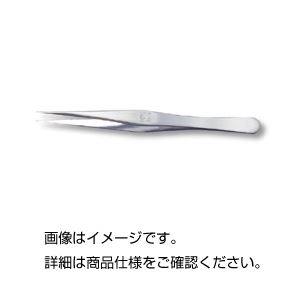 (まとめ)KFIピンセット 【No.1タイプ】 全長125mm ステンレス製 K-10 【×20セット】