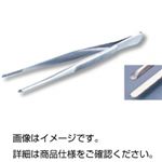 (まとめ)無鈎ピンセットU 【全長130mm/直型】 ステンレス製 【×5セット】