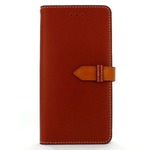 iPhone6 Plus/6s Plus ケース 手帳 Wetherby・Snap iPhone6 Plus / 6s Plus レザー 本革(Red Brown)
