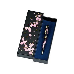 漆芸ペンケース付ボールペン さくら M12824