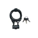 ワイヤーロック/多機能ロック 1800mmロングワイヤー 【J&C】 JC-019W ブラック(黒) 〔自転車パーツ/アクセサリー〕