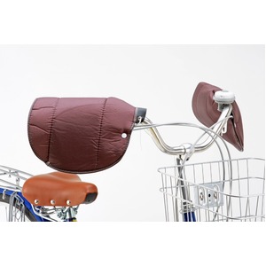 自転車ハンドルカバー(ナイロンタフター) 内ボア付き 【MARUTO】 HC-NT1600 ブラウン 〔自転車パーツ/アクセサリー〕
