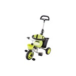 折りたたみ三輪車(幼児用自転車/乗用玩具) グリーン(緑) 重さ 9.0kg 舵取り棒付き 【折りたたみコンポ タウン】