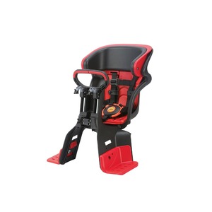 ヘッドレスト付きフロント子供乗せ(自転車用チャイルドシート) 前用 【OGK】FBC-011DX3 ブラック(黒)/レッド(赤)