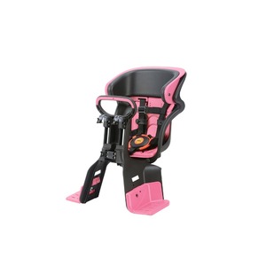 ヘッドレスト付きフロント子供乗せ(自転車用チャイルドシート) 前用 【OGK】FBC-011DX3 ブラック(黒)/ピンク