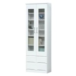 フリーボード(リビングボード) 【幅60cm】 ハイタイプ 日本製 ホワイト(白) 【完成品】【開梱設置】
