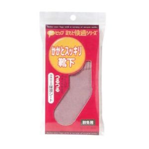 かかとスッキリ靴下 秋冬用ピンク