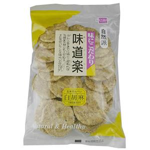 健康フーズ 味道楽 白ごませんべい 110g